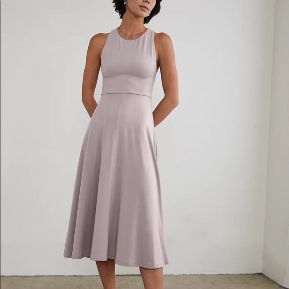 Aritzia Wilfred Beach Cut Out MIDI Dress